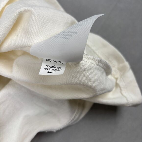 Nike Sportswear The Nike Tee Max 90 Long Sleeve Mens L Off White Cream Shirt EUC - Picture 12 of 13